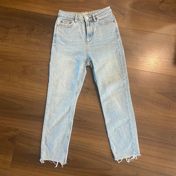 Topshop High Waisted Moto Jeans - Size 26 - Picture 1 of 6